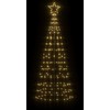 Šviečianti Kalėdų eglutė, 180cm, 220 šiltų LED, kūgio formos