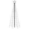 Šviečianti Kalėdų eglutė, 180cm, 220 spalvotų LED, kūgio formos