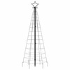 Šviečianti Kalėdų eglutė, 180cm, 220 šiltų LED, kūgio formos