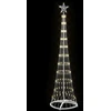 LED Kalėdų medis Šilta balta 51 x 51 x 190 cm metalas
