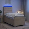 Lova LED lovos čiužinys su LED apšvietimu Kreminė 90 x 200 cm