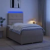 Lova LED lovos čiužinys su LED apšvietimu Kreminė 120 x 200 cm
