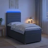Lova LED lovos čiužinys su LED apšvietimu Tamsiai pilka 100 x 200 cm