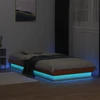 LED lovos rėmas, vaško rudas, 100x200cm, pušies masyvas