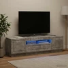TV staliukas LED televizoriaus spintelė Betono pilka Apdirbta mediena