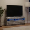 TV staliukas LED televizoriaus spintelė Betono pilka Apdirbta mediena