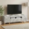 TV staliukas LED televizoriaus spintelė Betono pilka Apdirbta mediena