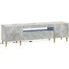 TV staliukas LED televizoriaus spintelė DELFT 153 x 35 x 43 cm Betono pilka