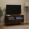 TV staliukas LED televizoriaus spintelė Dūminio ąžuolo Apdirbta mediena