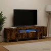 TV staliukas LED televizoriaus spintelė Dūminio ąžuolo Apdirbta mediena