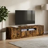 TV staliukas LED televizoriaus spintelė Dūminio ąžuolo Apdirbta mediena