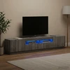 TV staliukas LED televizoriaus spintelė HOORN 3 vnt. Pilka Sonoma
