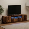TV staliukas LED televizoriaus spintelė HOORN 3 vnt. Sendintos medienos