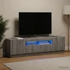 TV staliukas LED televizoriaus spintelė Pilka Sonoma Apdirbta mediena