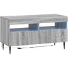 TV staliukas LED televizoriaus spintelė HAARLEM 81 x 35 x 43 cm Pilka Sonoma