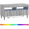 TV staliukas LED televizoriaus spintelė HAARLEM 81 x 35 x 43 cm Pilka Sonoma