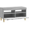 TV staliukas LED televizoriaus spintelė ARNHEM 81 x 35 x 43 cm Pilka Sonoma