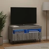 TV staliukas LED televizoriaus spintelė Pilka Sonoma Apdirbta mediena