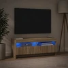TV staliukas LED televizoriaus spintelė Sonoma ąžuolas Apdirbta mediena