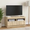 TV staliukas LED televizoriaus spintelė Sonoma ąžuolas Apdirbta mediena