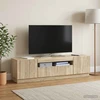 TV staliukas LED televizoriaus spintelė Sonoma ąžuolas Apdirbta mediena