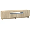 TV staliukas LED televizoriaus spintelė EDE 153 x 35 x 43 cm Sonoma ąžuolas