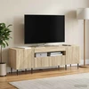 TV staliukas LED televizoriaus spintelė Sonoma ąžuolas Apdirbta mediena