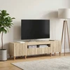TV staliukas LED televizoriaus spintelė Sonoma ąžuolas Apdirbta mediena