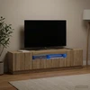 TV staliukas LED televizoriaus spintelė Sonoma ąžuolas Apdirbta mediena