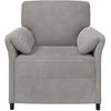 1 vietos sofa Šviesiai pilka 88 x 83 x 95 cm Aksomas