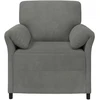 1 vietos sofa Tamsiai pilka 88 x 83 x 95 cm Aksomas
