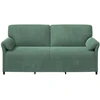 3-Vietis Sofa Jūrinė žalia 198 x 83 x 95 cm Aksomas