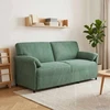 3-Vietis Sofa Jūrinė žalia 198 x 83 x 95 cm Aksomas