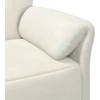 3-Vietis Sofa Kreminė 198 x 83 x 95 cm Aksomas