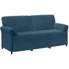 3-Vietis Sofa Mėlyna 198 x 83 x 95 cm Aksomas