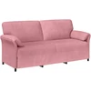 3-Vietis Sofa Rožinė 198 x 83 x 95 cm Aksomas