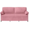 3-Vietis Sofa Rožinė 198 x 83 x 95 cm Aksomas