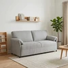 3-Vietis Sofa Šviesiai pilka 198 x 83 x 95 cm Aksomas