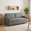 3-Vietis Sofa Tamsiai pilka 198 x 83 x 95 cm Aksomas