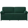 3-Vietis Sofa Tamsiai žalia 198 x 83 x 95 cm Aksomas