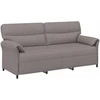 3-Vietis Sofa 3 vietos Taupe 198 x 83 x 95 cm Audinys