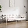 Lova be čiužinio, balta, 90x200cm, pušies medienos masyvas