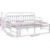 Lova Dienos lovos rėmas Balta 75 x 190 cm