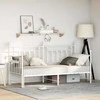 Lova Dienos lovos rėmas Balta 75 x 190 cm Plienas