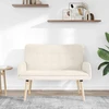 Dvitaškė sofa Kreminė 115 x 61 x 87 cm Bouclé