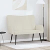 Dvitaškė sofa Kreminė 115 x 61 x 87 cm Aksomas