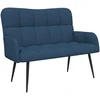 Dvitaškė sofa Mėlyna 115 x 61 x 87 cm Audinys