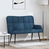 Dvitaškė sofa Mėlyna 115 x 61 x 87 cm Audinys