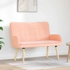 Dvitaškė sofa Rožinė 115 x 61 x 87 cm Bouclé