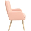 Dvitaškė sofa Rožinė 115 x 61 x 87 cm Bouclé